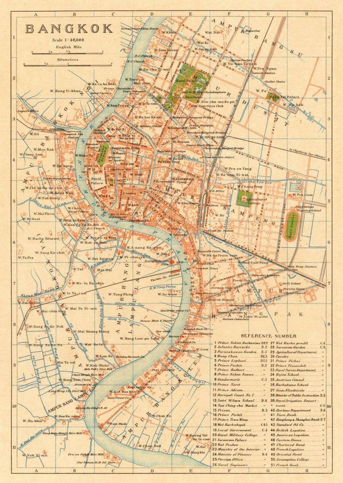 曼谷（Krung Thep）历史地图